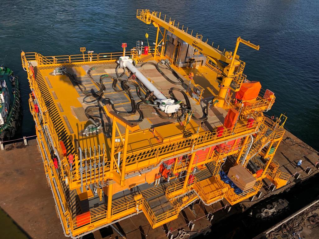 Rashid D Wellhead Platform completed by Drydocks World for offshore UAE ...