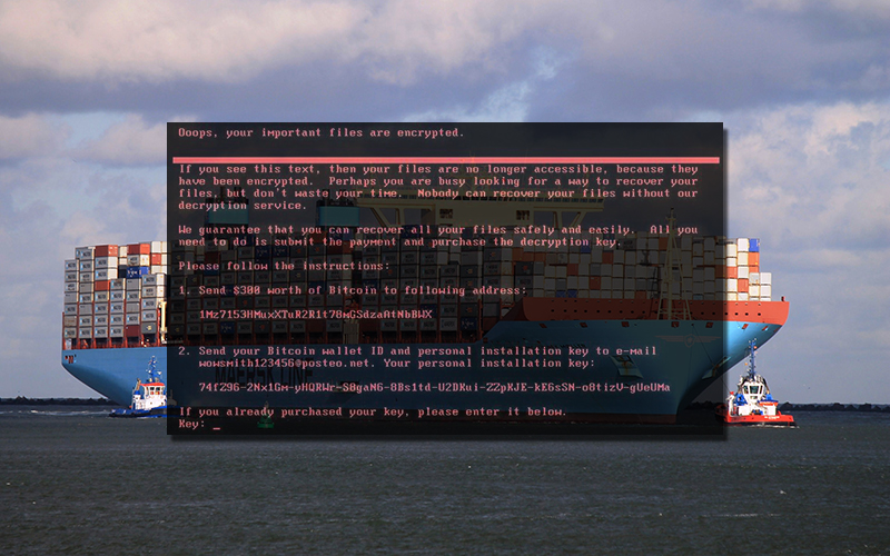 Maersk Line briefly crippled by major ransomware attack