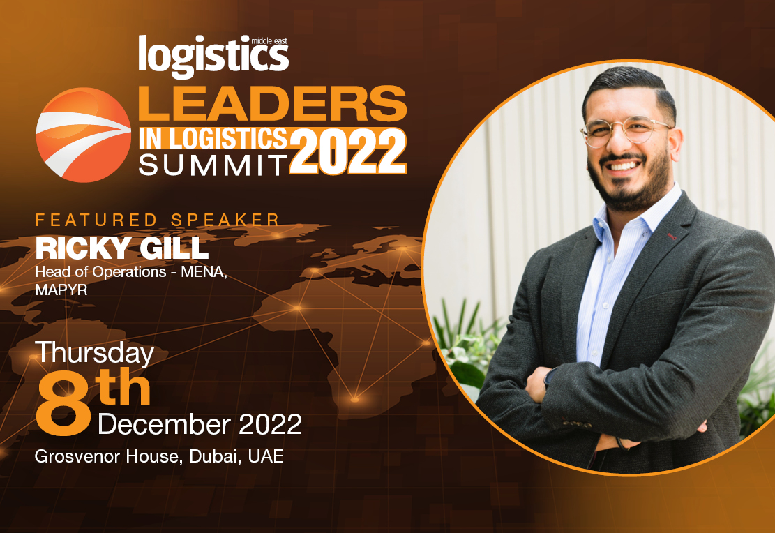 Leaders in Logistics 2022 MAPYR’s Ricky Gill confirmed as a featured