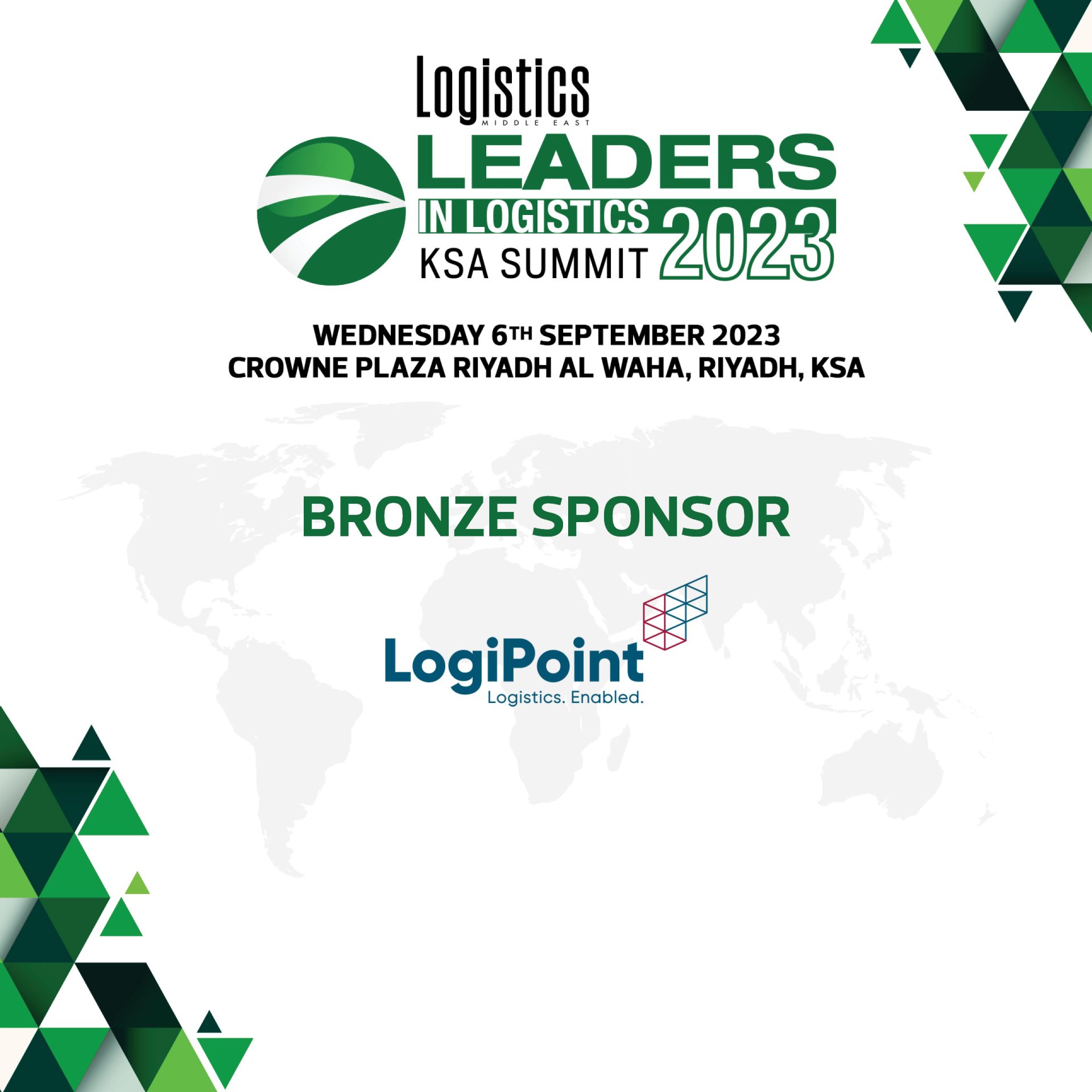 Leaders in Logistics KSA Summit 2023 Meet our Bronze Sponsor