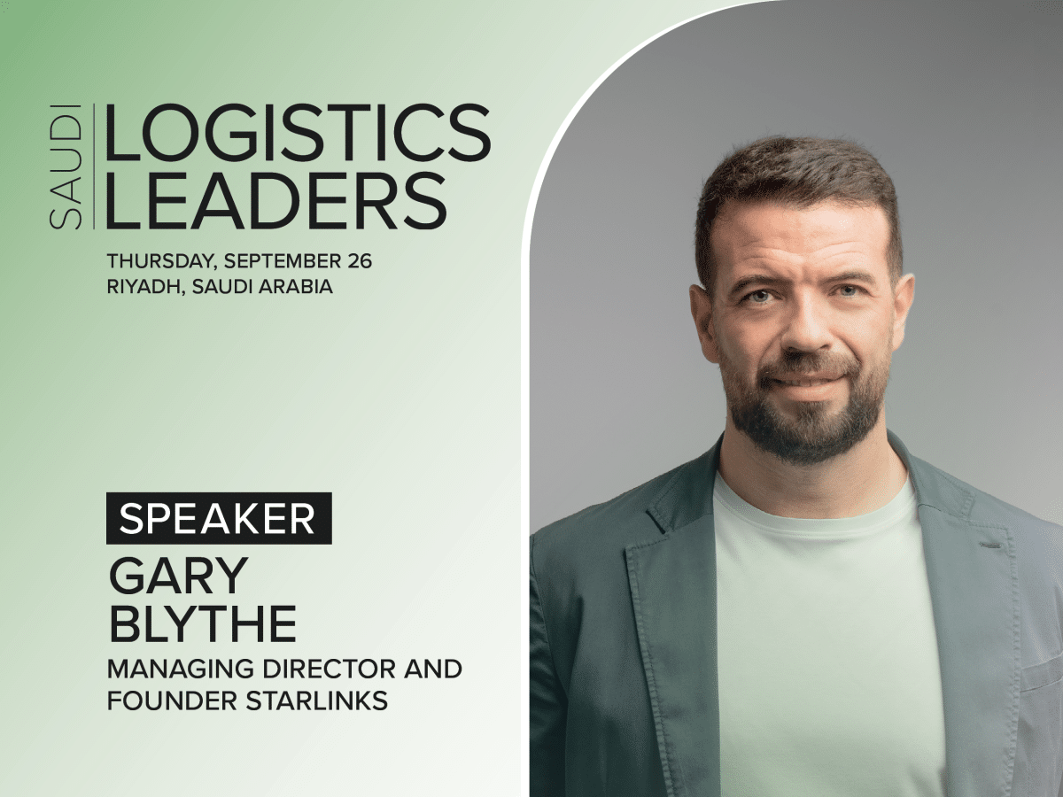 Gary Blythe of Starlinks to speak at Logistics Leaders 2024