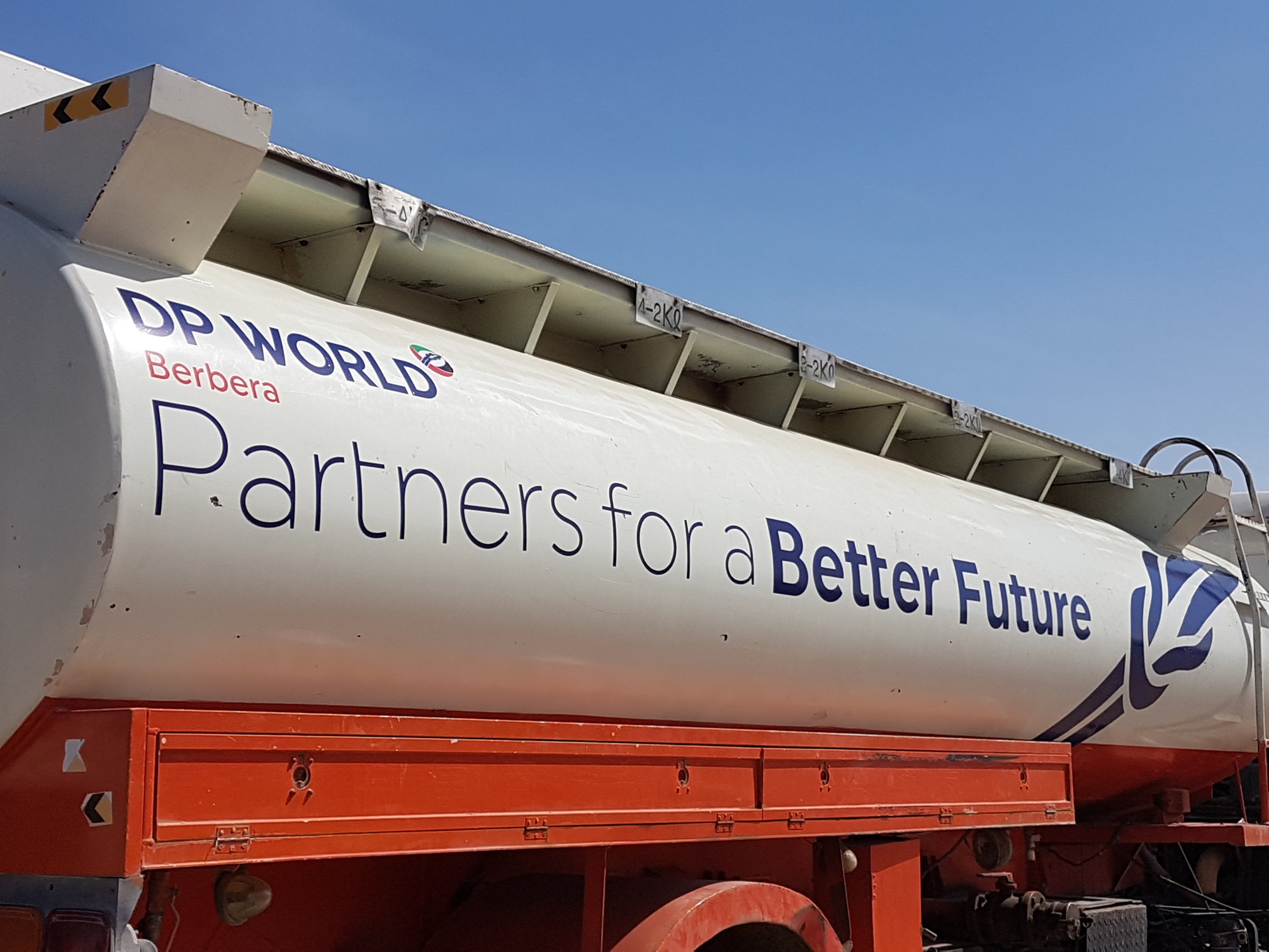 DP World delivers 4.5m litres of water in Somaliland , Africa, Dp