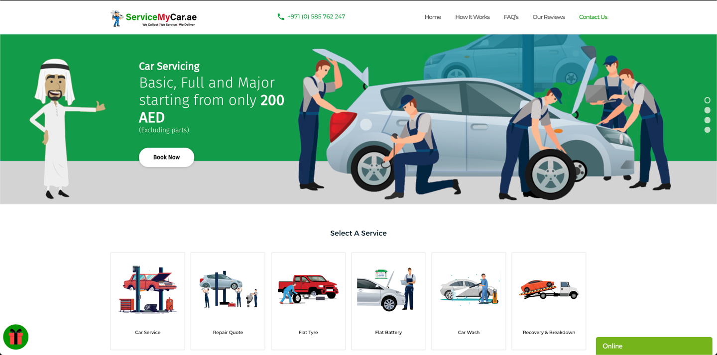 24-hour car service app, ServiceMyCar.ae, goes live in Dubai - Roads